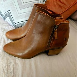 Frye brown ankle boots